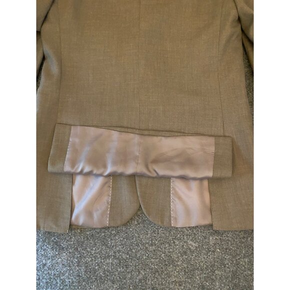 Nautica Slim Fit Sport Coat Mens 38L Mid-Brown/Taupe Two-Button Jacket Blazer - Picture 13 of 16